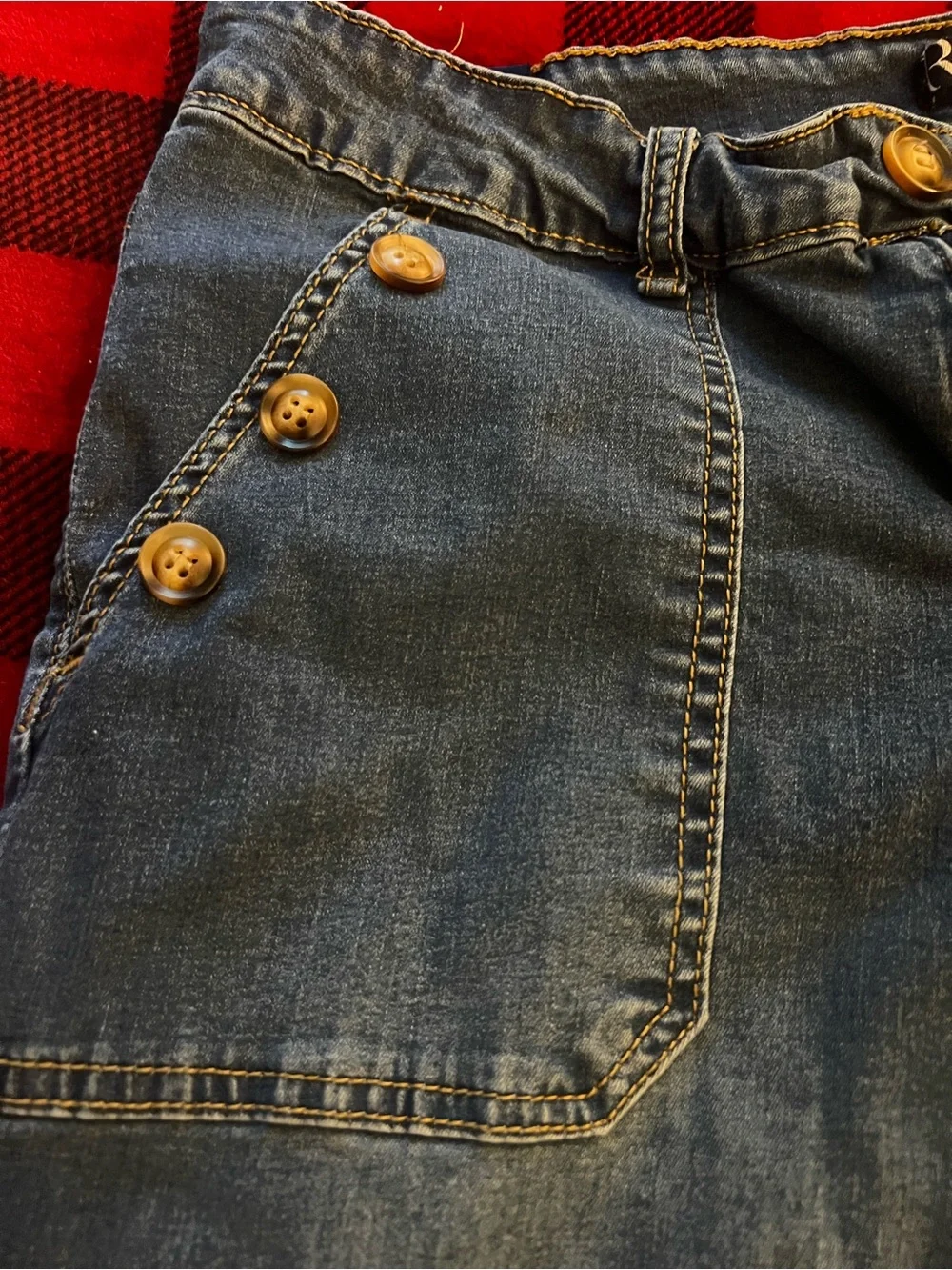 Women’s Wide Leg Denim Jeans in Blue